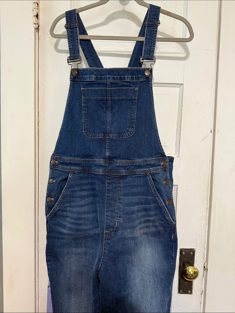 J. Crew Dark Blue Denim Overalls